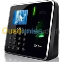 POINTEUSE BIOMETRIQUE ZKTECO K50 pro