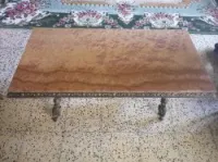 Table basse en marbre et bronze