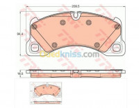 pieces-moteur-plaquettes-de-frein-volkswagen-touareg-porsche-dar-el-beida-alger-algerie