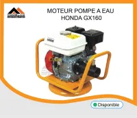 MOTEUR POMPE A EAU HONDA GX160