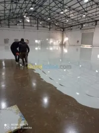 Epoxy industeriel et ponçage de béton 