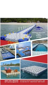 Quai flottant en polyéthylène 