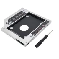 Adaptateur Caddy pour 2eme disque dur Laptop SSD HDD 2.5" emplacement lecteur DVD CD