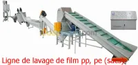Ligne de lavage de film PP, PE (sacs)