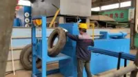 Ligne de recyclage des pneus
