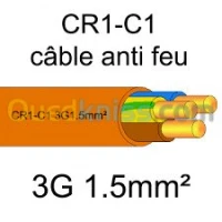 vente  cable anti incendie 