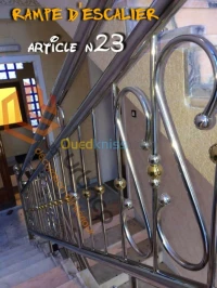 Rampe D'escalier en INOX