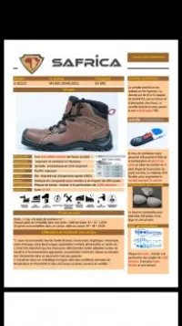 Chaussure S3 haute et basse noir cuir