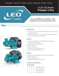 Pompes périphériques -  LEO