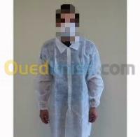 الجزائر-برج-الكيفان-رداء-مهني-sur-blouse-lavable-et-jetable