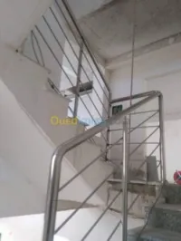 Rampes d'escalier en inox