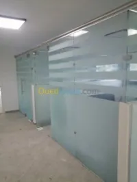 separation en verre trempé