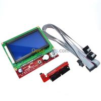 مكونات-و-معدات-إلكترونية-lcd-de-commande-12864-ramps-14-cnc-arduino-البليدة-الجزائر