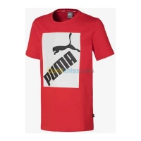 PUMA BIG LOGO TEE JR - RED/WHITE/BLACK