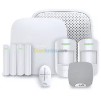 StarterKit ALARME AJAX HUB (CENTRAL + DETECTEUR DE MOUVEMENT + ILS + TELECOMMANDE)