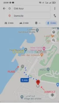 Location vacances Appartement F3 Alger Zeralda