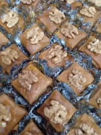 Préparation des gâteaux orientaux