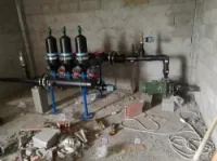 Istalation system d'irrigation goute  
