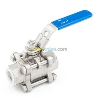 Vannes Spheriques Inox A Trois Pieces