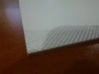 Bande en PVC Blanche pour gaufrette