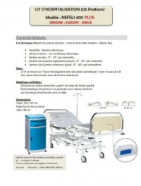 Lit Médicalisé Electrique 05pos offre