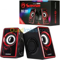 baffle-haut-parleur-gaming-scorpion-sg-201-saoula-alger-algerie