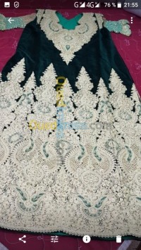 traditional-clothes-عنابية-جديدة-حرة-vert-bouteille-sidi-bel-abbes-algeria