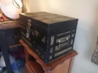 Coffre laqué noir LIQUIDATION