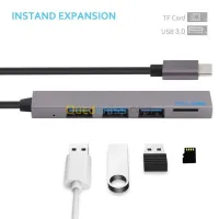 HUB Lecteur Micro SD USB-C type-c vers 3 x USB 3.0 + Micro SD TF CARD