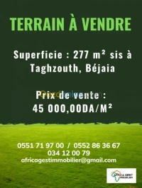 Vente Terrain Bejaia Bejaia