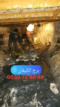 Travaux de nettoyage 