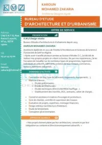 Architecte (مهندس معماري)