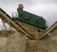 criblage lavage de sable/phosphate