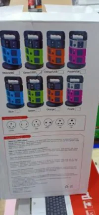 Tour multiprise électrique avec interrupteur