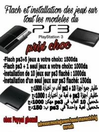 Flach/installation des jeux ps3