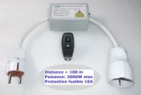 Fiche electrique de sortie télécommand