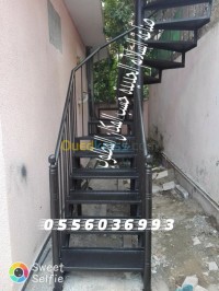 عنابة-الجزائر-بناء-و-أشغال-fabrication-d-escalier-métallique