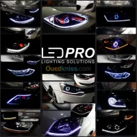 Installation loupe Bi-led et laser 