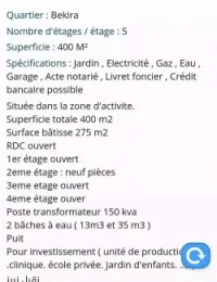 Vente Villa Constantine Hamma bouziane