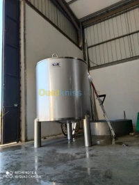 Fabrication cuves inox bac fondoir 
