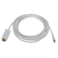 Cable Mini Displayport DP mâle Thunderbolt vers HDMI male 1080P 1.8m