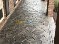 Béton imprimé 