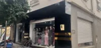 Façade en aluco + caracteres lumineux 