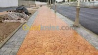 البليدة-بوفاريك-الجزائر-بناء-و-أشغال-béton-imprimé