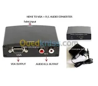 Convertisseur VGA To HDMI+ VGA + Audio