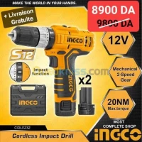 Perceuse Visseuse INGCO Originale 12V 1.5Ah
