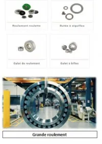 FOUTNITURE Tous types de roulements