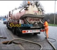 Camion vidangeur  Débouchag canalisation 