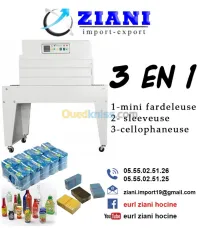 3en1 fardeleuse+sleeveuse+cellophaneus