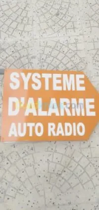 Système d'alarme & auto radio
